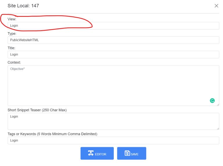 Setup Local Content for All Sites