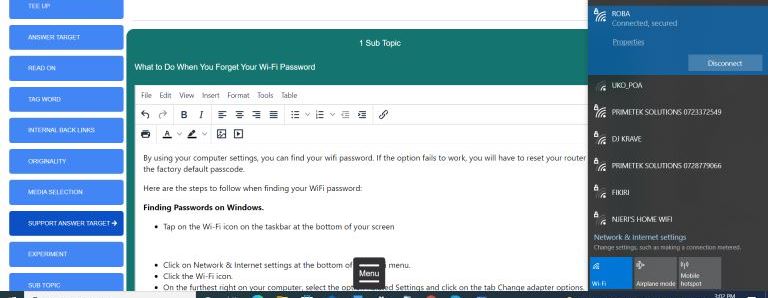 What to Do When You Forget Your Wi-Fi Password