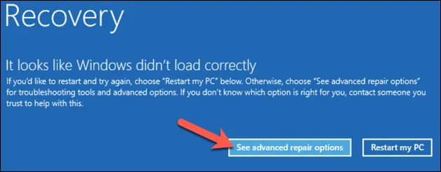 How to repair windows 10 automatic repair loop?