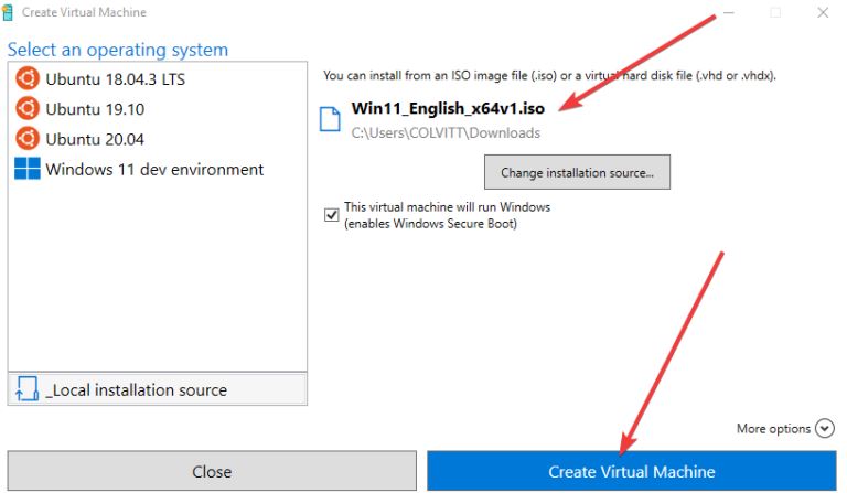 How to setup virtual machine on Windows 11 and Windows 10