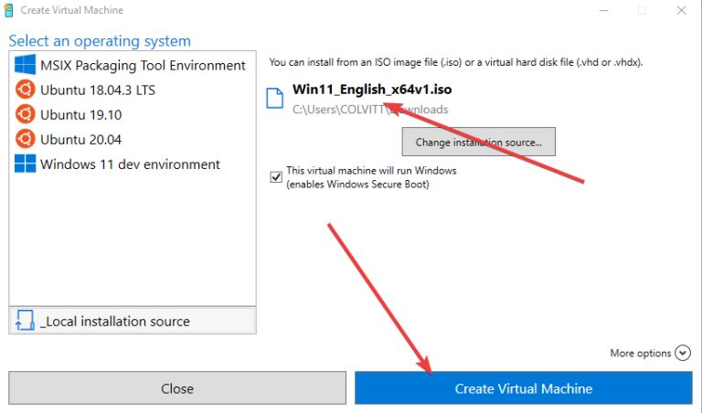 How to setup virtual machine on Windows 11 and Windows 10