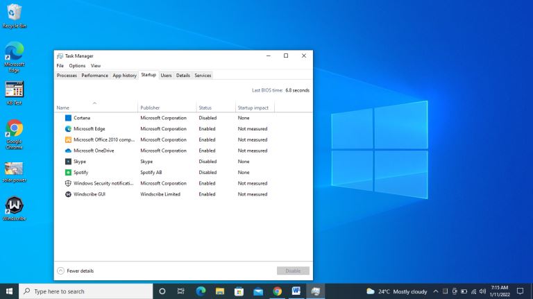 How to Disable Startup Programs in Windows 