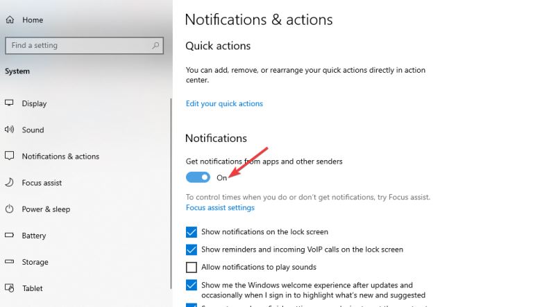 How to Disable Notifications on Windows 10