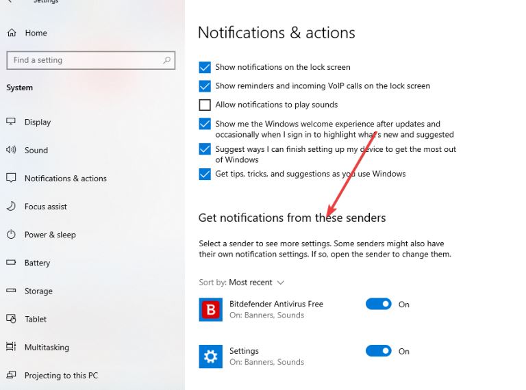 How to Disable Notifications on Windows 10