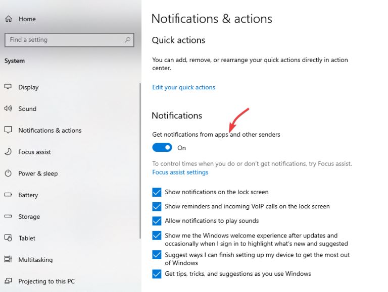 How to Disable Notifications on Windows 10