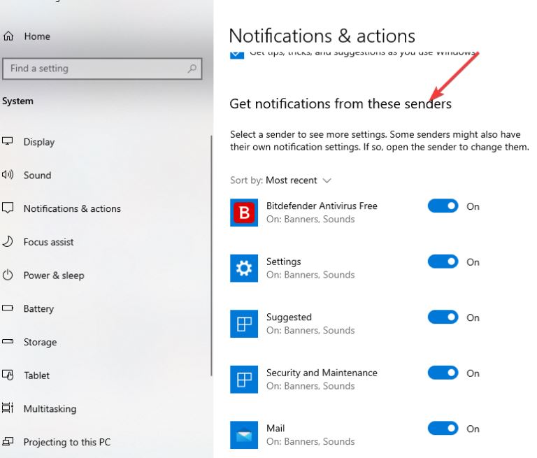 How to Disable Notifications on Windows 10