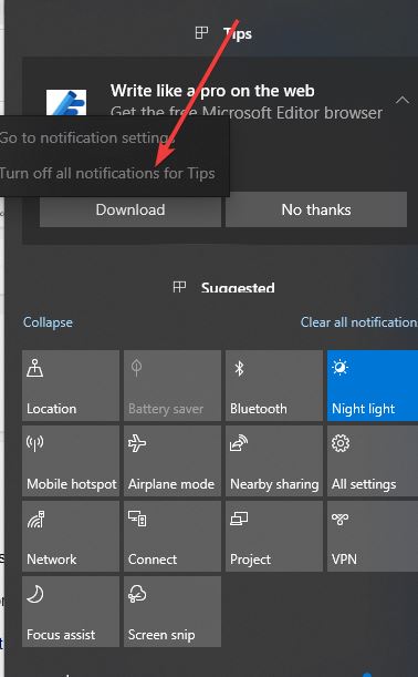 How to Disable Notifications on Windows 10